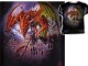 T Shirt SNAGOV Tee Shirts Fantasy Alchemy Gothic Dragon et Cathédrale