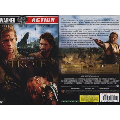 TROIE DVD Film Peplum Wolfgang Petersen Brad Pitt Eric Bana Orlando Bloom