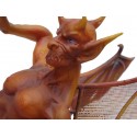 Démon des Sables Figurine Gargouille Volante Statuette Fantasy Diablotin