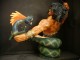 Conan le Conquérant Buste Combat avec Monstre Dragon Serpent par Jeffrey Scott