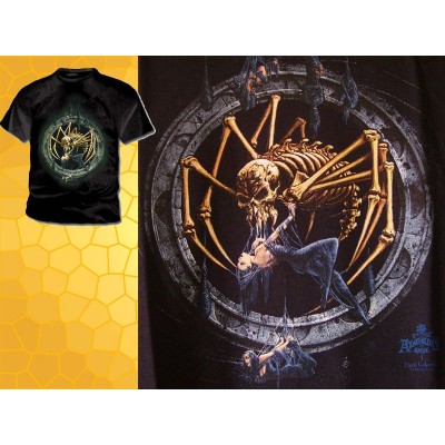 T Shirt DARK CATHARSIS Tee Shirts Alchemy Gothic Brunes et Monstre Araignée Squelette 
