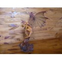 Figurine Dragon des Mers Nordiques Statuette sur Rocher Dragons Fantasy