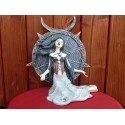 Figurine La Toile de SERAPHIA Alchemy Gothic Statuette Gothique Femme et Toiles d'Araignée