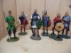 Lot Six Figurines Barbares Antiques Mini Statuettes Guerriers Antiquité