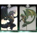 Berserker Dragon Clan Figurine Série 8 Statuette Dragons Articulés Mac Farlane