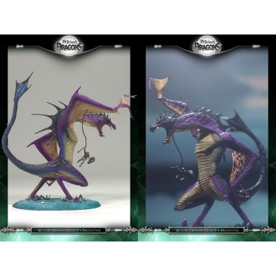 WATER Dragon Clan Série 8 Figurine Dragons Aquatique Statuette Articulée Mac Farlane
