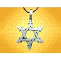 Pendentif Religieux Judaïque Étoile de David Croix Pentagramme