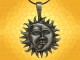 Pendentif Symbolique Lune et Soleil Éclipse Collier Symbole Astres