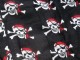 Bandana en Coton Pirates Crânes et Tibias Squelette Noir Bandanas Biker Pirate