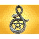 Pendentif Symbolique Pentagramme Serpent Symbole Médecine Docteurs