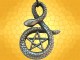 Pendentif Symbolique Pentagramme Serpent Symbole Médecine Docteurs
