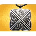 Pendentif Celtique Nœuds 4 Directions Argent Antique Bijou Celte Légende Celtik Jewel