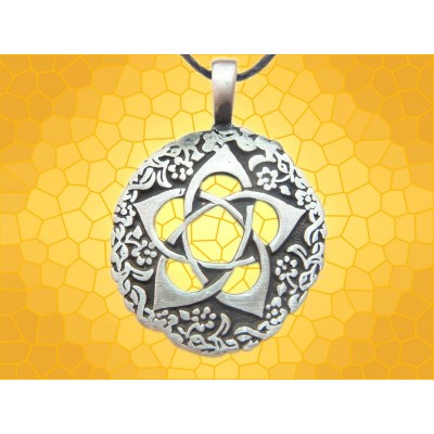 Pendentif Symbolique Fleur de Lotus Bijou Symbole Exotique