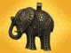 Pendentif ÉLÉPHANT Bronze Collier Animaux Symboles éléphants Hindous