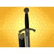 Dague Templiere Aigle et Cheval avec Fourreau Mini Épée Moyen Age Médiévale