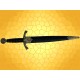Dague Aigle et Cheval avec Fourreau Mini Épée Moyen Age Médiévale