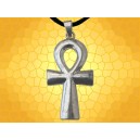 Gros Pendentif Égyptien Croix Ankh Clé de Vie Bijou Collier Égypte Antique Mythologie