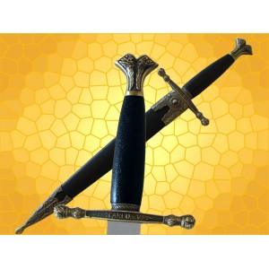Dague CHARLES Quint Fourreau Mini Épée Moyen Age Médiévale
