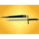 Dague Royale Médiévale Mini épée Roi du Moyen Age avec Fourreau