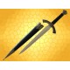 Dague Lion Médiévale Mini épée du Moyen Age Félin avec Fourreau
