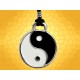 Pendentif Symbolique Yin Yang Dualité Harmonie Philosophie Chinoise
