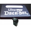 Boite pour Cartes Deck Box Noire Boites de Rangement Carte de Jeu